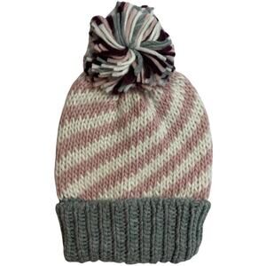 BP. Knit Pink Gray Winter Hat Women's One Size NWT